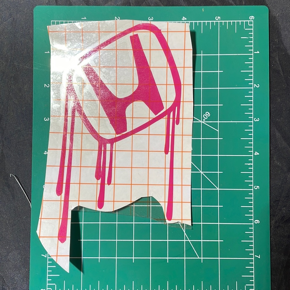 vinyl sticker great for windows, lap tops, tablets, wall decor, mirrors and more